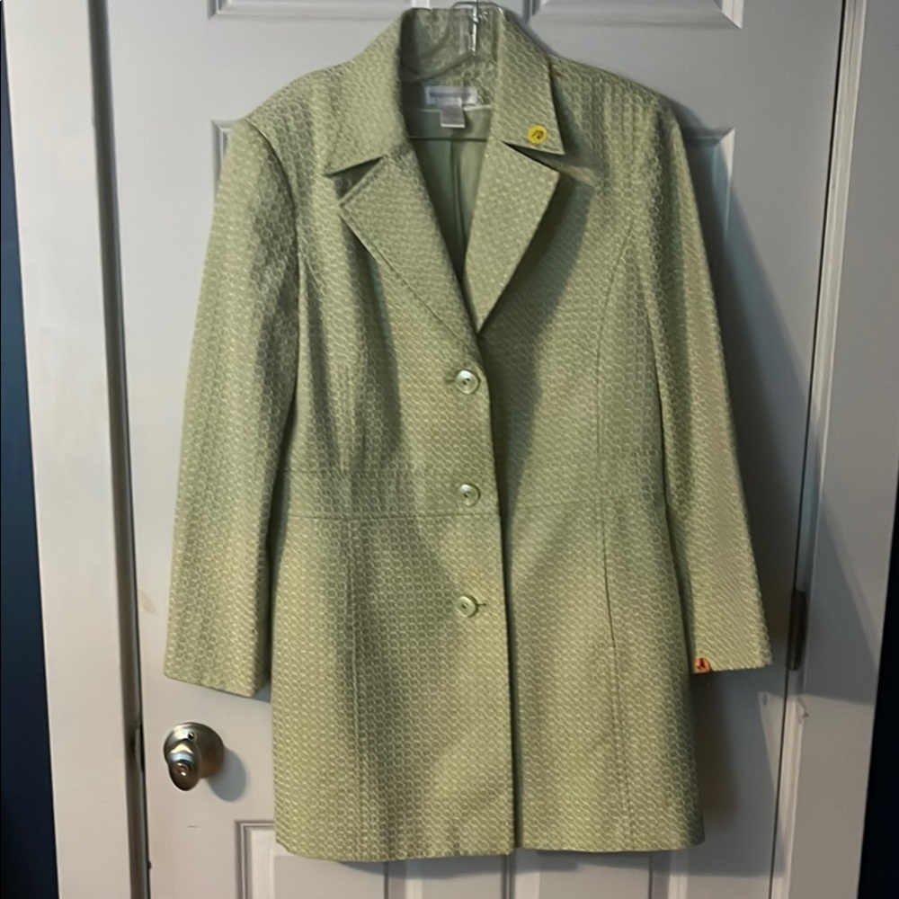 Worthington Green Blazer Tailored Suit Jacket